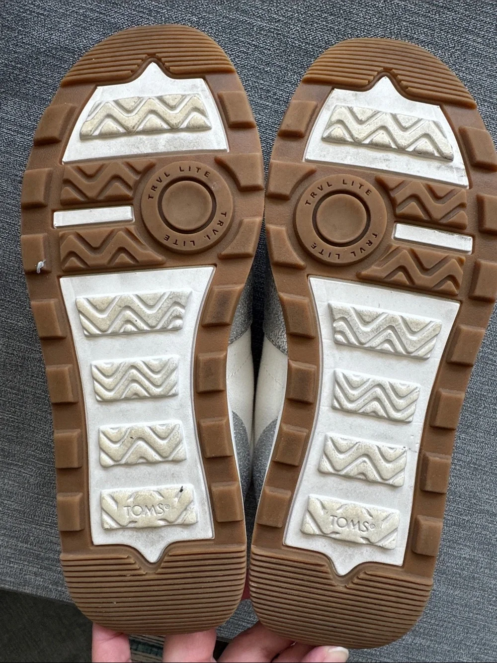Toms worn just